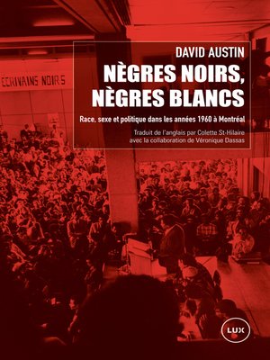 cover image of Nègres noirs, Nègres blancs